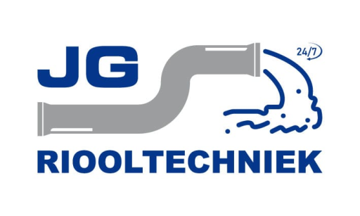 Het logo van J.G. Riooltechniek, uw hovenier voor in Schiedam